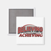 Glauben ist der erste Schritt Magnet (Vorderseite/Rückseite)