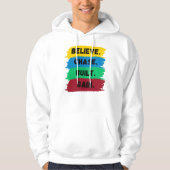 Glauben, Jase, gebaut, motivierend Slogan Hoodie (Vorderseite)