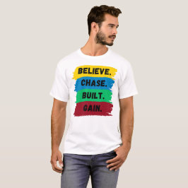Glauben, Jase, gebaut, motivierend Slogan T-Shirt