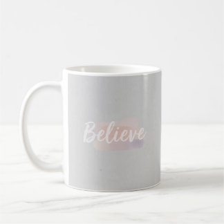 Glauben kalligrafischer Text Kaffeetasse