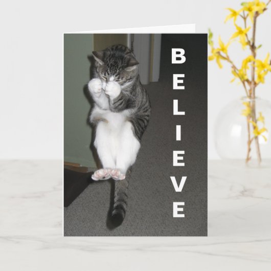 glauben karte (Gelbe Blume)