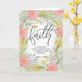 Glauben-Karte für Inspiration/Motivation Karte (Gelbe Blume)