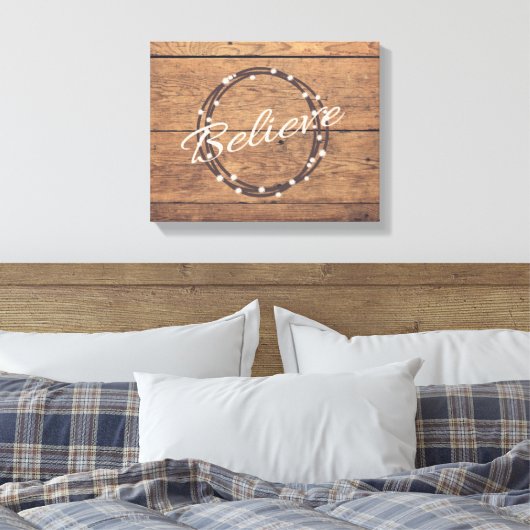 glauben leinwanddruck (Insitu (Schlafzimmer))