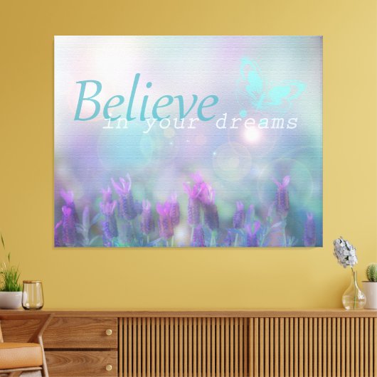 glauben leinwanddruck (Insitu (Wohnzimmer))