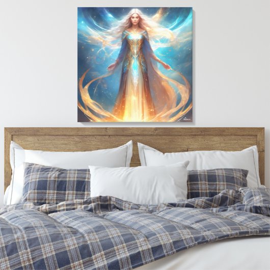 glauben leinwanddruck (Insitu (Schlafzimmer))