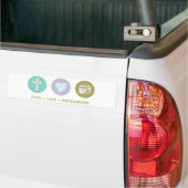 Glauben-Liebe-Fotografie Autoaufkleber (Auf Lkw)