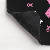 Glauben Liebe Hoffnung rosa Ribbon Brustkrebs Awar Mousepad (Ecke)