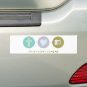 Glauben-Liebe-Klettern Autoaufkleber (Auf Auto)