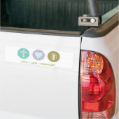 Glauben-Liebe-Soziologie Autoaufkleber (Auf Lkw)