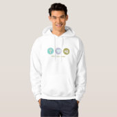 Glauben-Liebe-Sushi Hoodie (Vorne ganz)