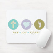 Glauben-LiebePodiatry Mousepad (Mit Mouse)