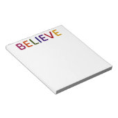 glauben mehrfarbig notizblock (angewinkelt)