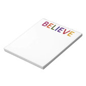 glauben mehrfarbig notizblock (Rotiert)