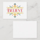 glauben mitteilungskarte (Vorne/Hinten)