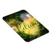 glauben | Motivierend, inspirierendes Herz Magnet (Rechte Seite)