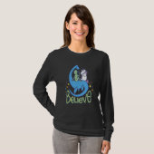 Glauben Nessie Alien Unicorn T-Shirt (Vorne ganz)
