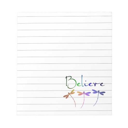 glauben notizblock (Vorderseite)