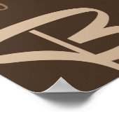 Glauben Obama Einweihungspapier Poster (Ecke)