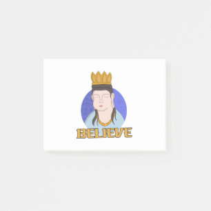 glauben post-it klebezettel