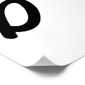 Glauben Poster (Ecke)