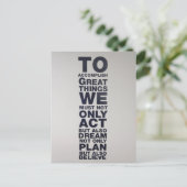 glauben postkarte (Stehend Vorderseite)