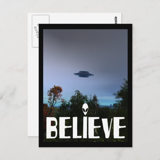 GLAUBEN POSTKARTE (Vorne/Hinten)