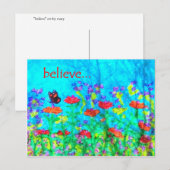 glauben postkarte (Vorne/Hinten)