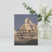 glauben postkarte (Stehend Vorderseite)