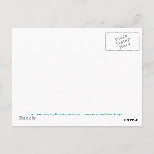 GLAUBEN POSTKARTE (Rückseite)