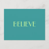 GLAUBEN POSTKARTE (Vorderseite)