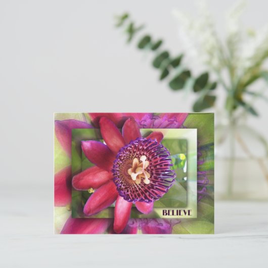 glauben postkarte (Stehend Vorderseite)