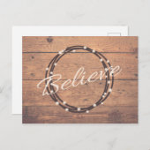 glauben postkarte (Vorne/Hinten)