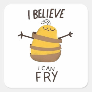 Glauben Quadratischer Aufkleber