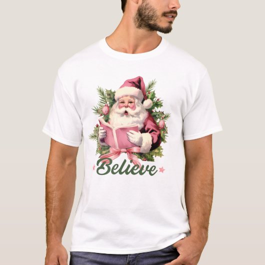 Glauben - Rosa Santa T-Shirt (Vorderseite)