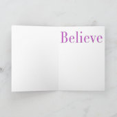 Glauben (Rough Year) lustige Urlaubskarte Karte (Innenseite)