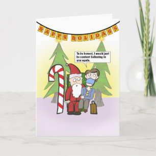Glauben (Rough Year - Masked Holiday Card) Karte
