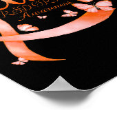 Glauben Rsd Crps Bewusstseinsschmetterling Poster (Ecke)
