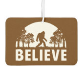 Glauben Sasquatch Autolufterfrischer (Rückseite)