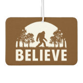 Glauben Sasquatch Autolufterfrischer (Vorderseite)