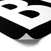 Glauben Sasquatch Poster (Ecke)