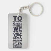 glauben schlüsselanhänger (Rückseite)