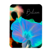 "Glauben" Schöne Blume Flexible Foto Magnet (Vertikal)
