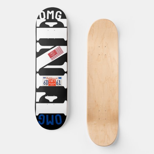 GLAUBEN SIE! 20,96cm Skateboard Deck (Vorderseite)