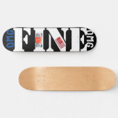 GLAUBEN SIE! 20,96cm Skateboard Deck (Horizontal)