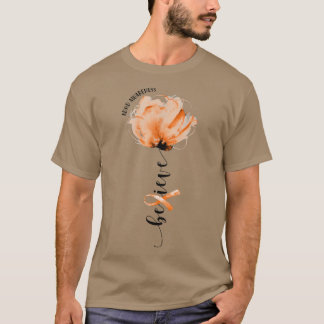 Glauben Sie ADHD Awareness Orange Ribbon Blume Lie T-Shirt