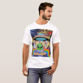 Glauben Sie, Alien ufo extraterrestrisch T-Shirt (Vorne ganz)
