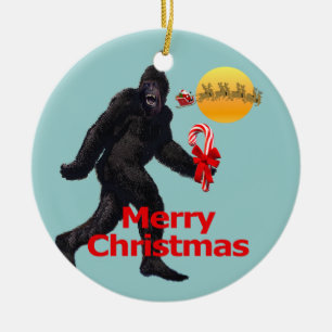 Glauben Sie an Bigfoot Keramik Ornament