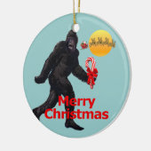 Glauben Sie an Bigfoot Keramik Ornament (Links)