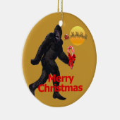 Glauben Sie an Bigfoot Keramik Ornament (Rechts)