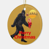 Glauben Sie an Bigfoot Keramik Ornament (Links)